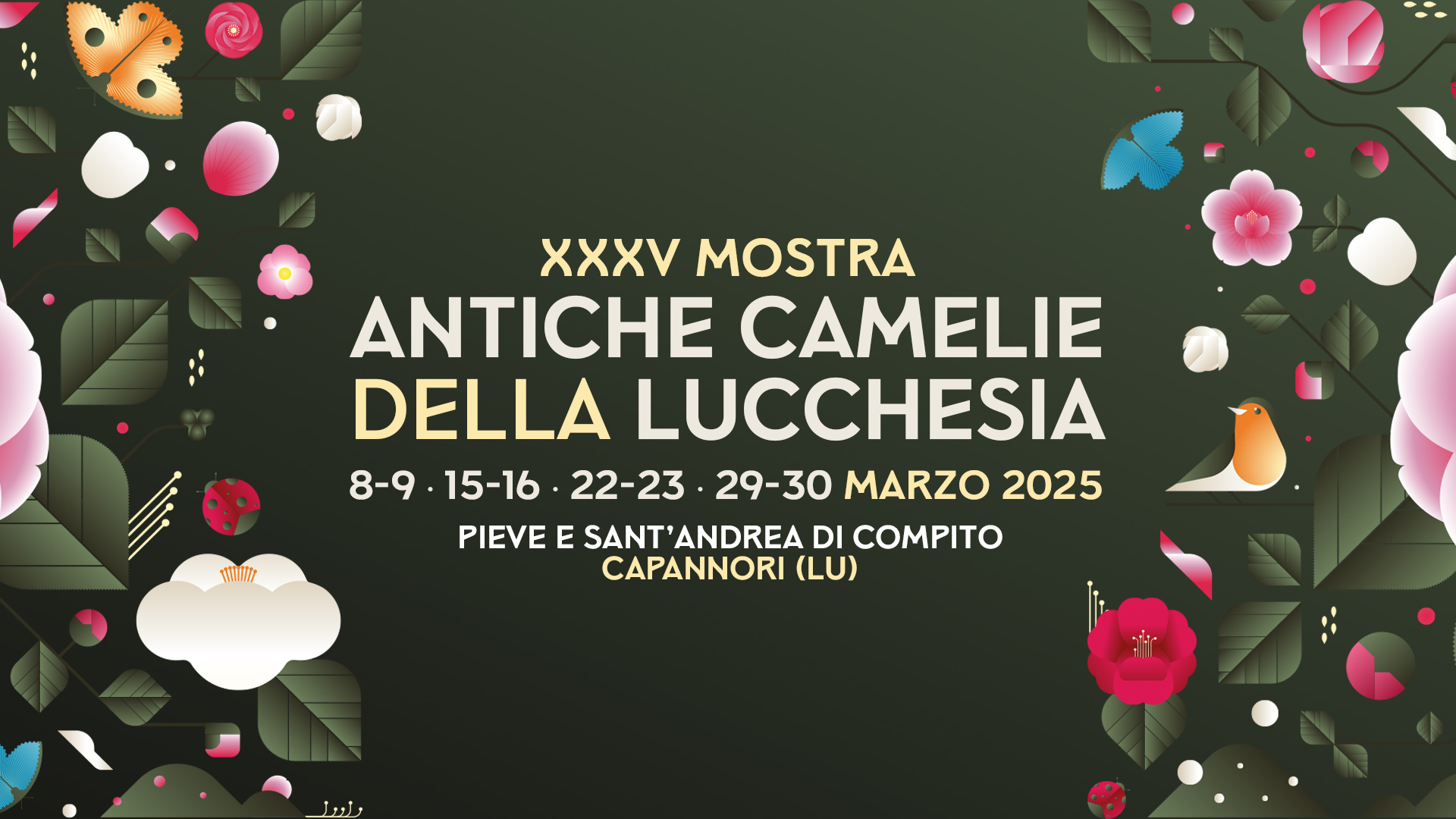 XXXV Mostra Antiche camelie della Lucchesia, marzo 2024